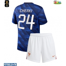 Frankrike Rayan Cherki #24 Hemmatröja Barn VM 2026 Kortärmad (+ Korta byxor)